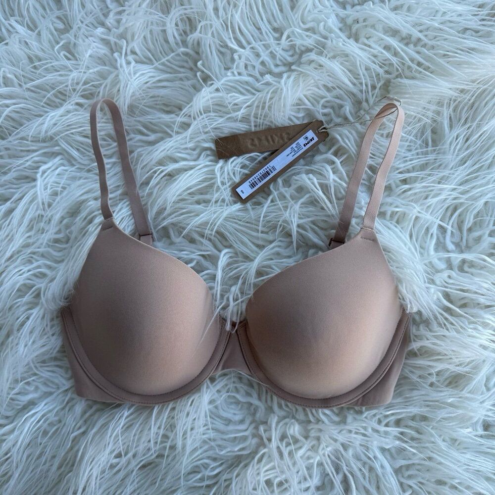 Skims Fits Everybody T-shirt Bra Clay Size 34C